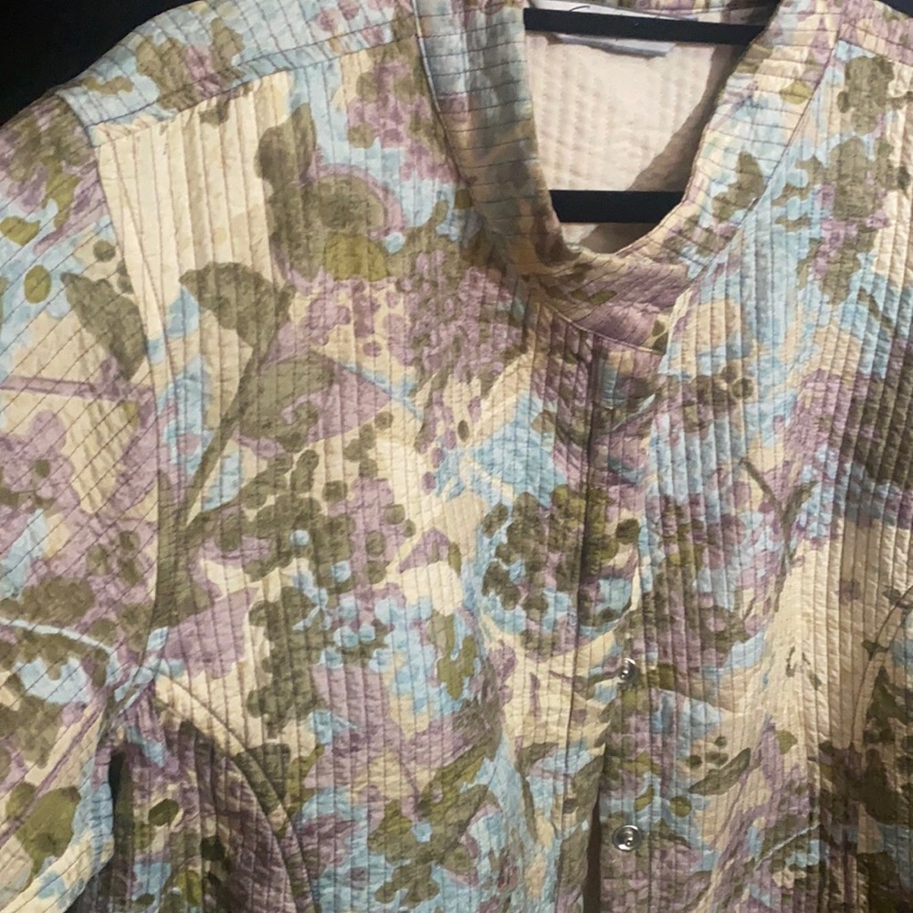 Silk like soft textured light weight jacket